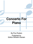 Concerto For Piano