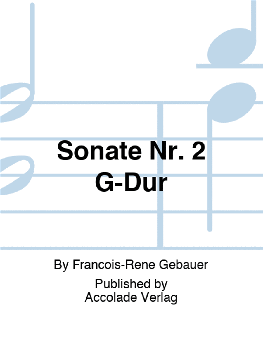 Sonate Nr. 2 G-Dur Bassoon Solo scores gallery preview page 1