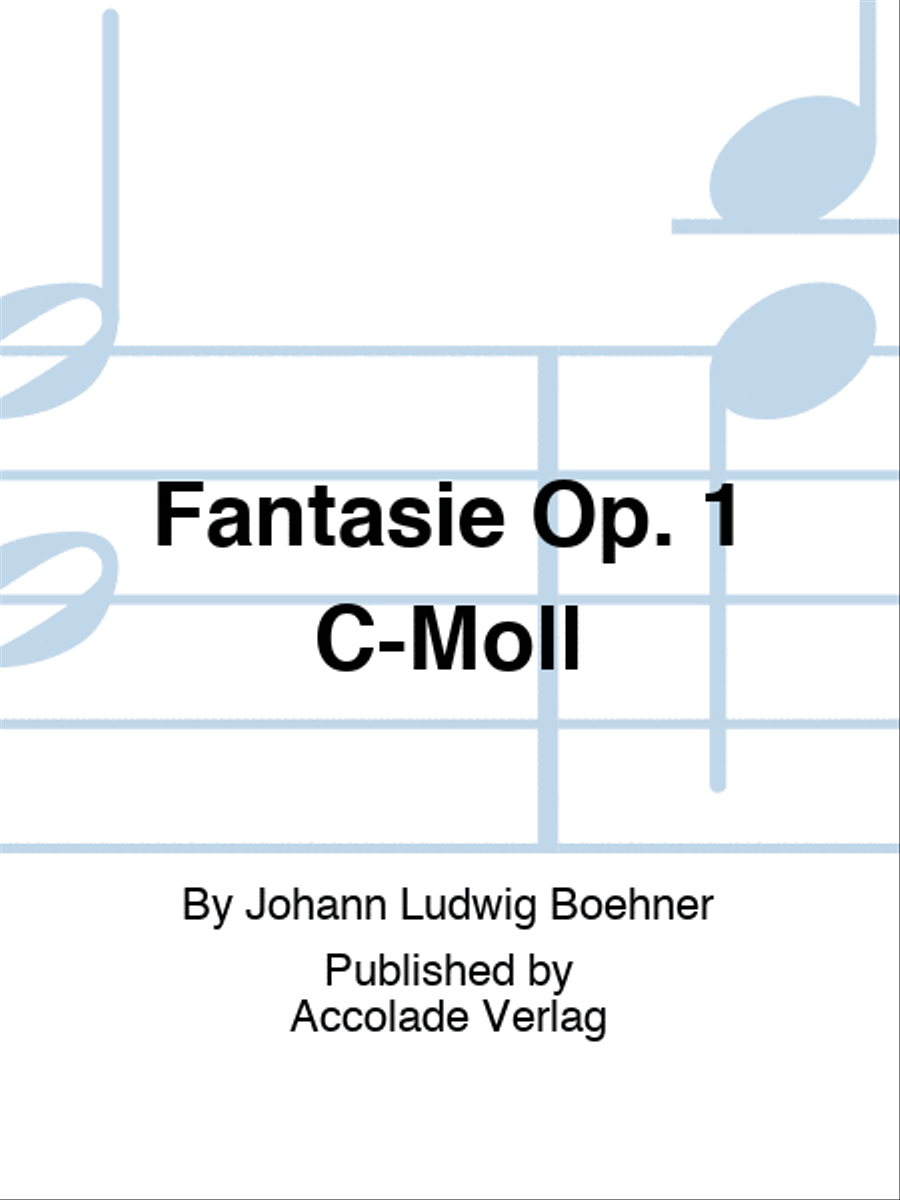 Fantasie Op. 1 C-Moll Bassoon Solo scores gallery preview page 1
