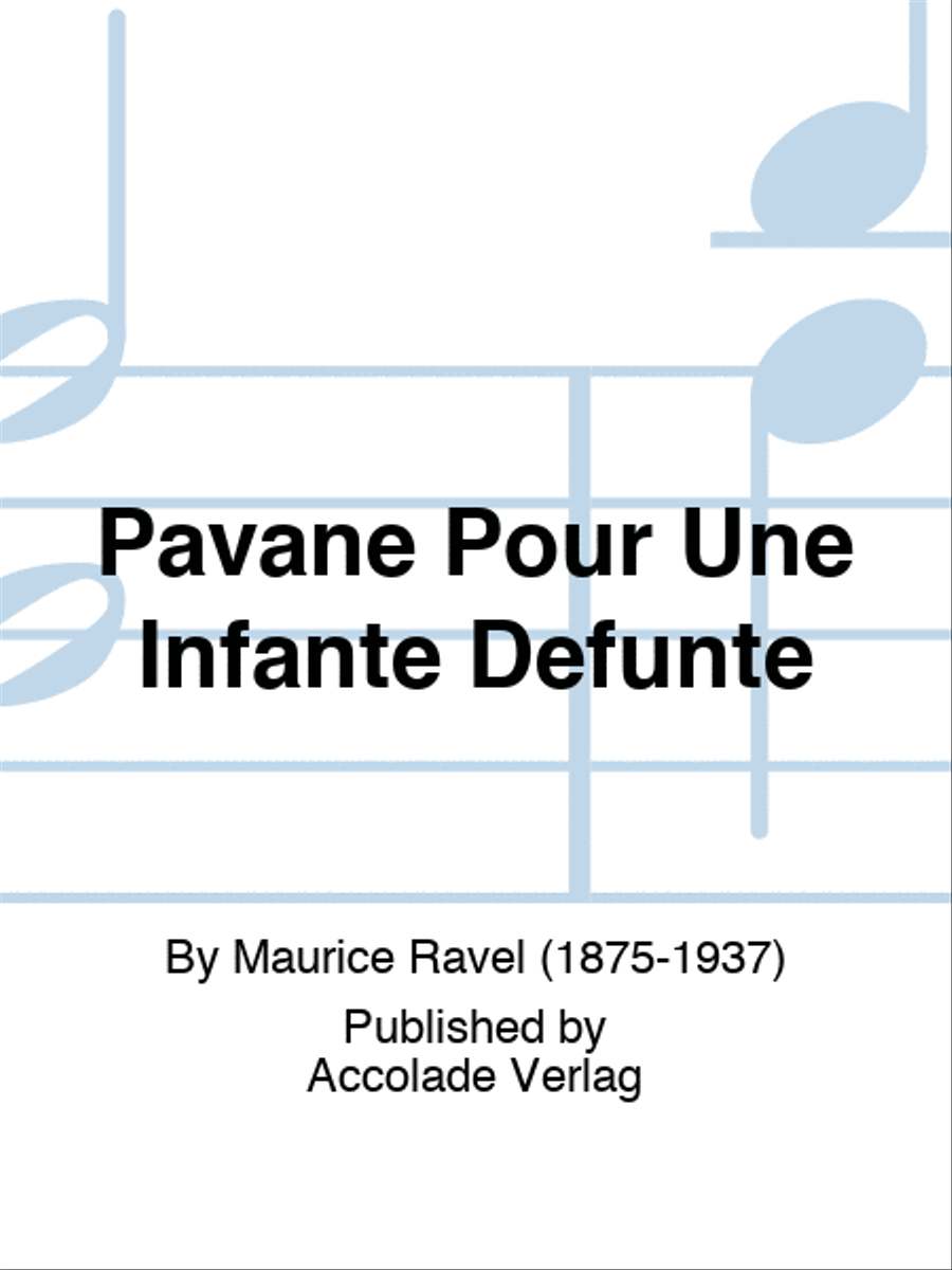 Pavane Pour Une Infante Defunte Bassoon Quartet scores gallery preview page 1