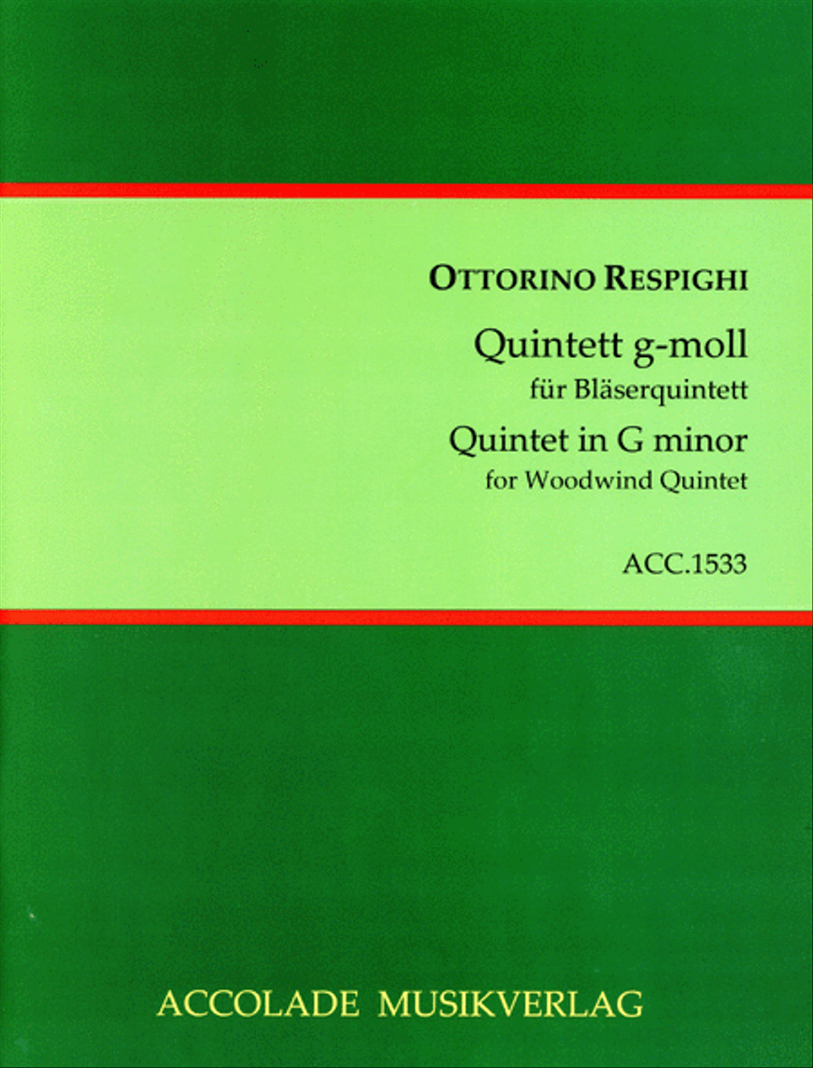 Quintett g-moll - Quintet in G minor Woodwind Quintet scores gallery preview page 1