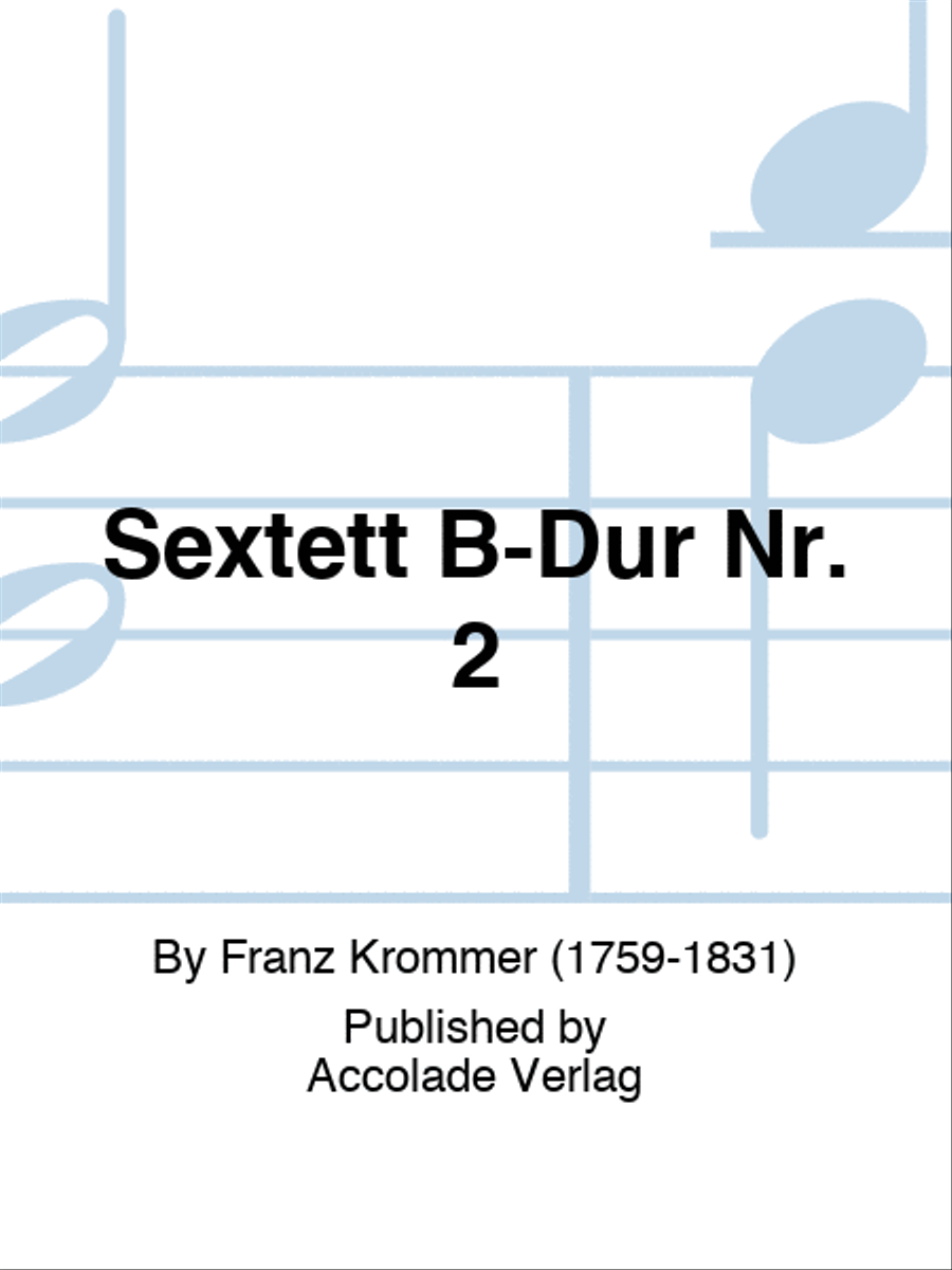 Sextett B-Dur Nr. 2 Bassoon scores gallery preview page 1