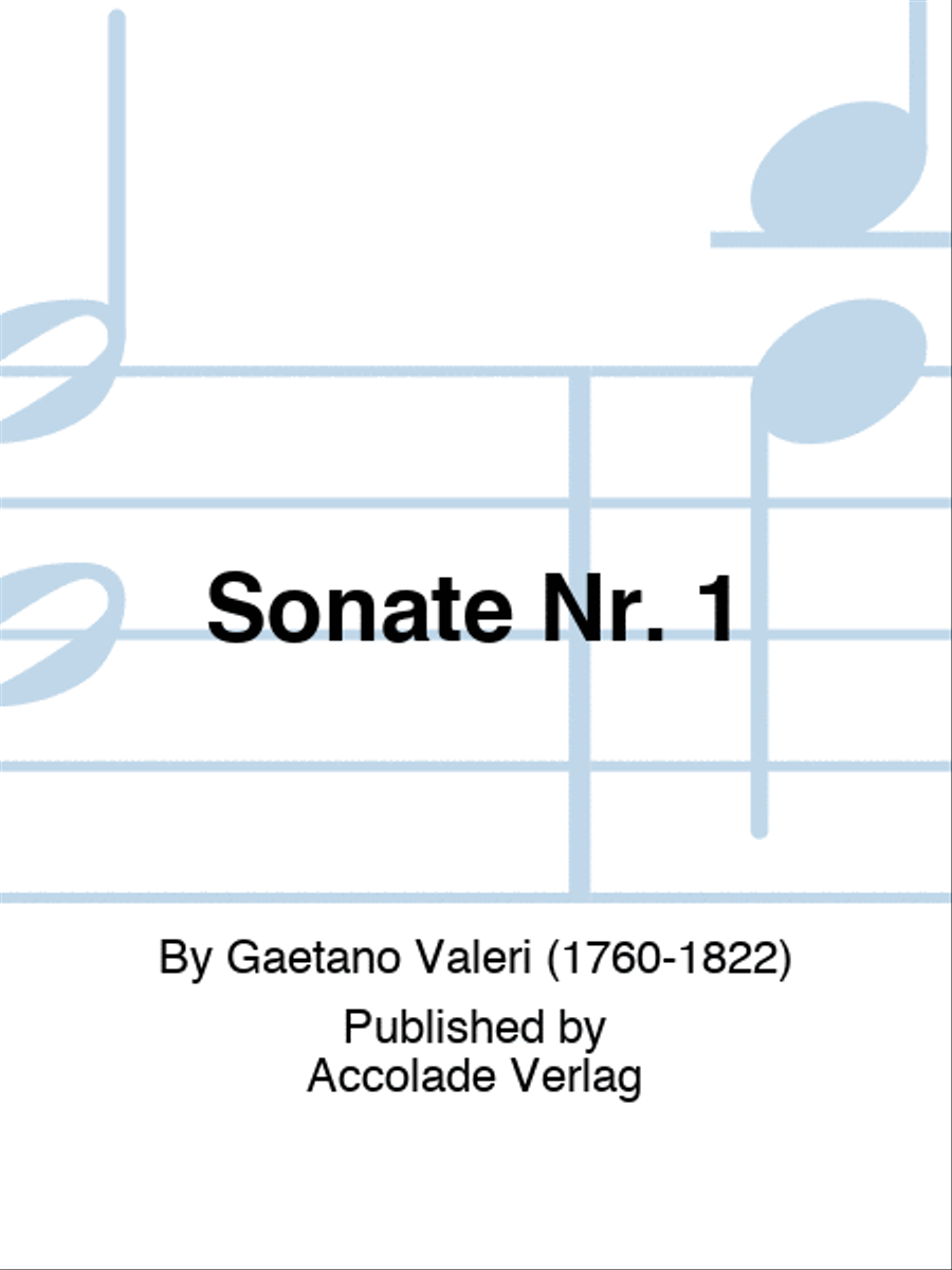 Sonate Nr. 1 Bassoon scores gallery preview page 1