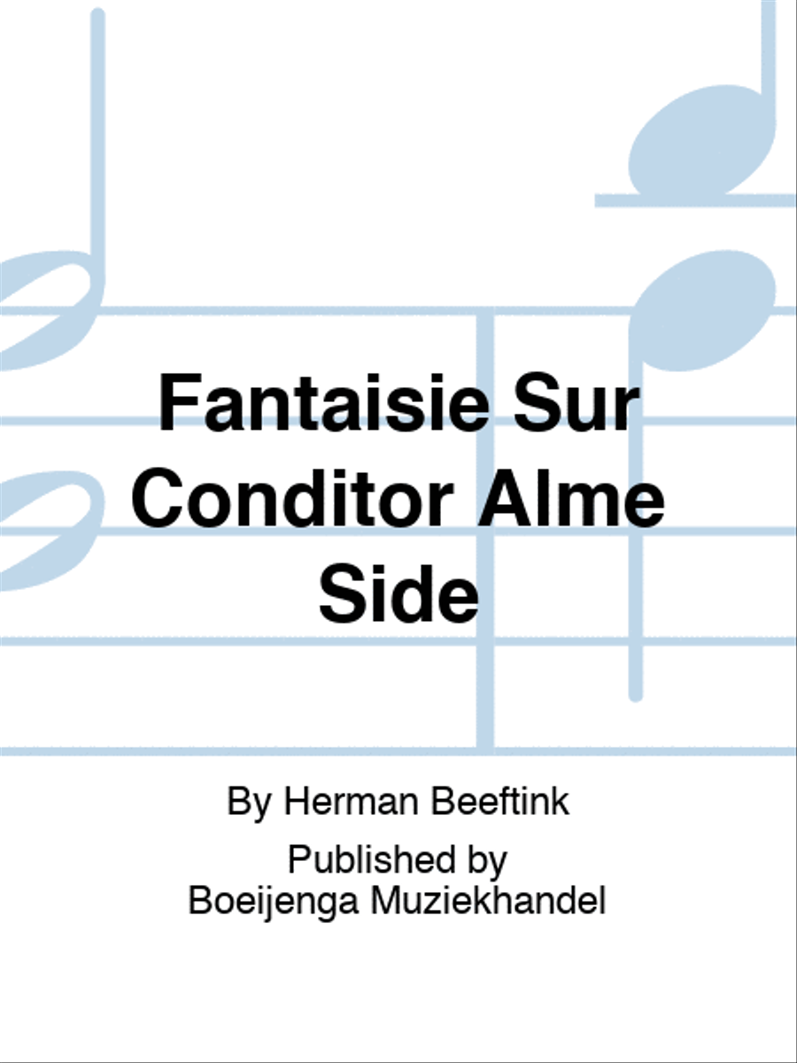 Fantaisie Sur Conditor Alme Side Organ scores gallery preview page 1