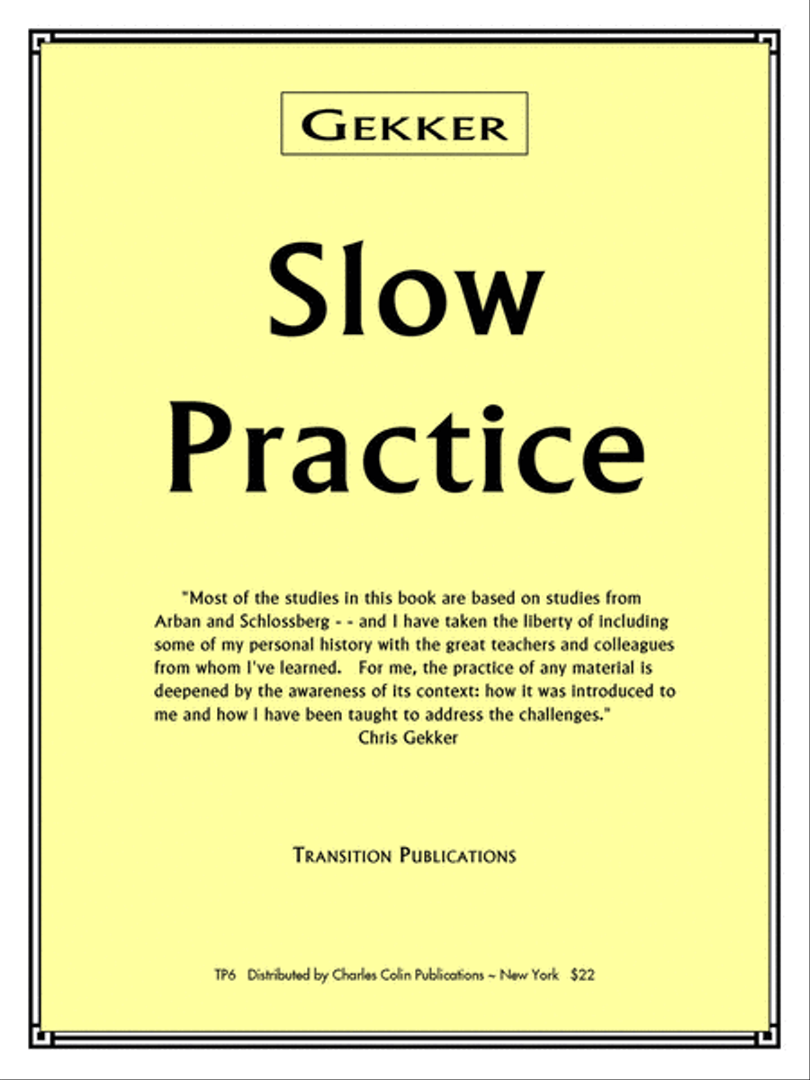 Slow Practice Trumpet Solo scores gallery preview page 1