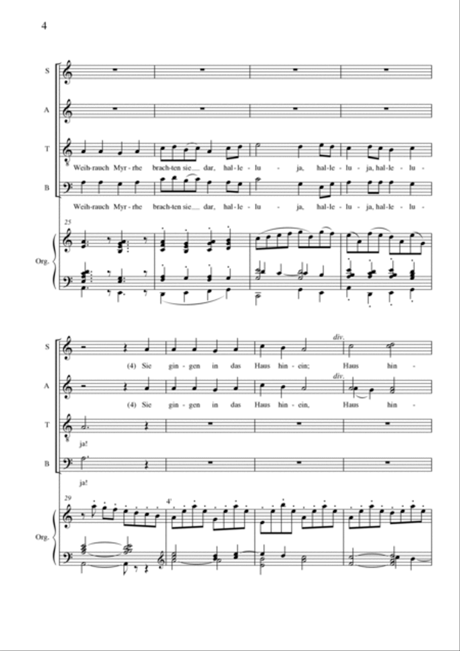 Ein Kind Gebor'n Zu Bethlehem Choir scores gallery preview page 5