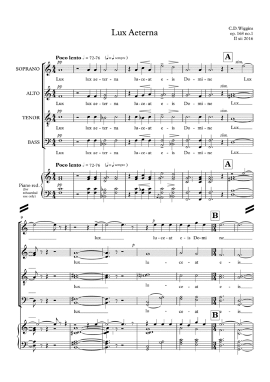 Lux Aeterna Choir scores gallery preview page 2