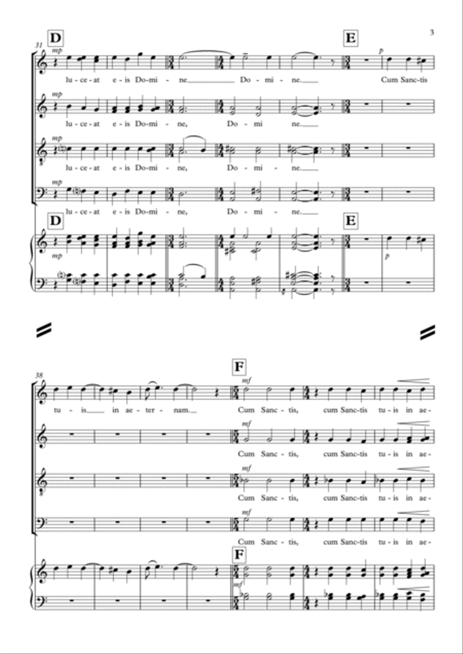Lux Aeterna Choir scores gallery preview page 4