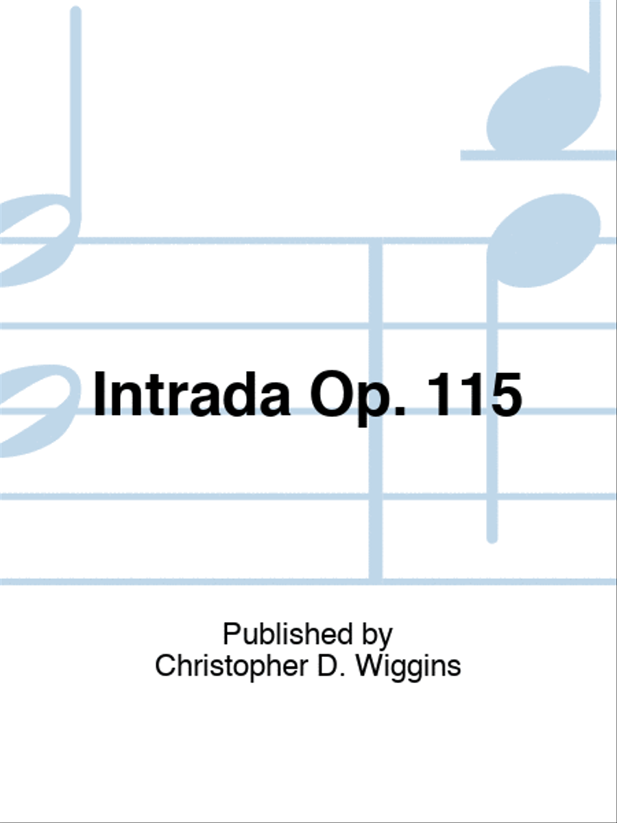 Intrada Op. 115 Horn scores gallery preview page 1