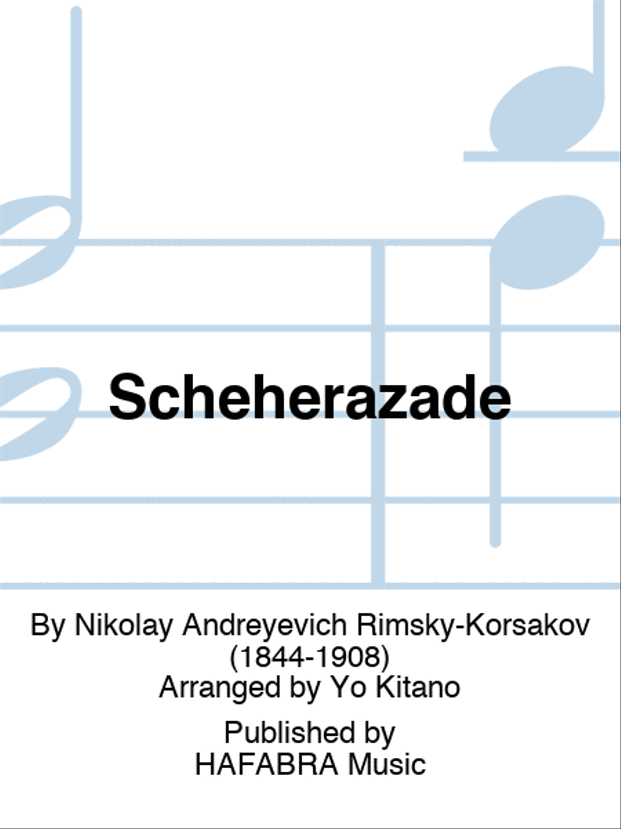 Scheherazade Concert Band scores gallery preview page 1