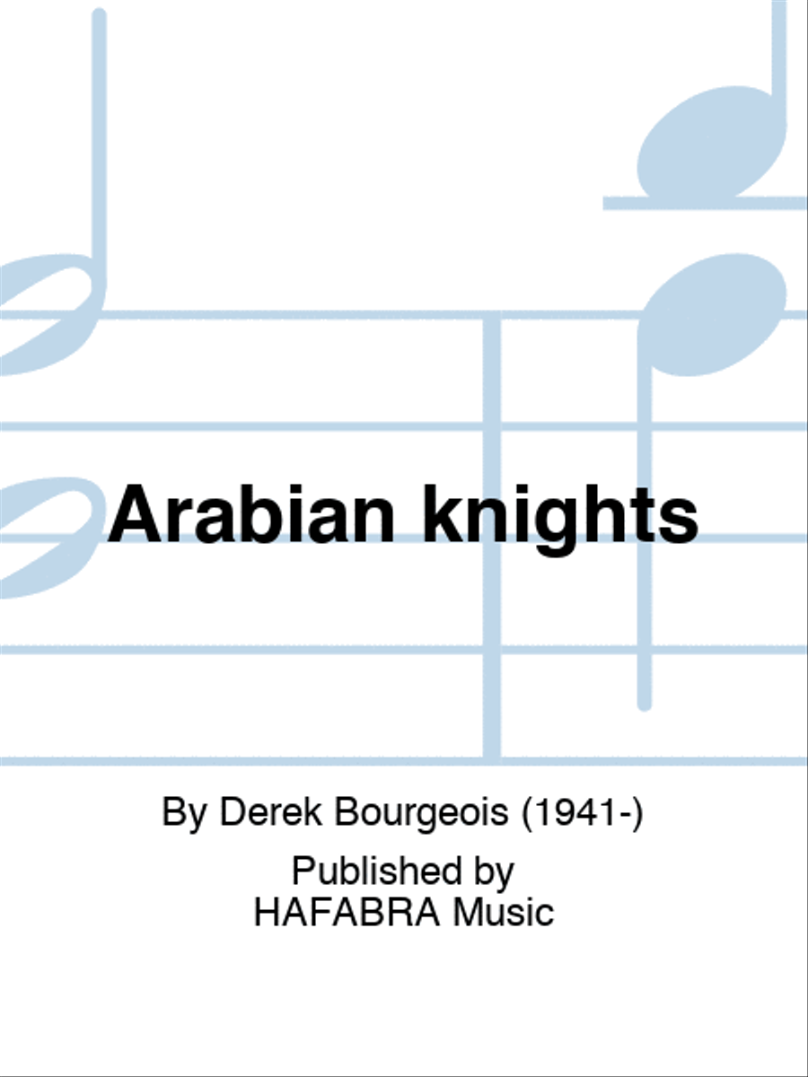 Arabian knights Concert Band scores gallery preview page 1