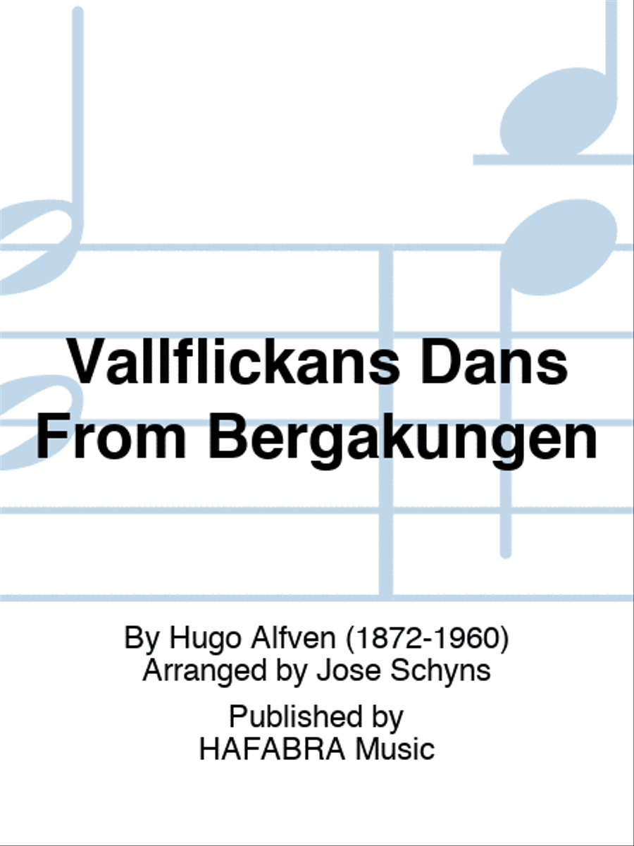 Vallflickans Dans From Bergakungen Concert Band scores gallery preview page 1