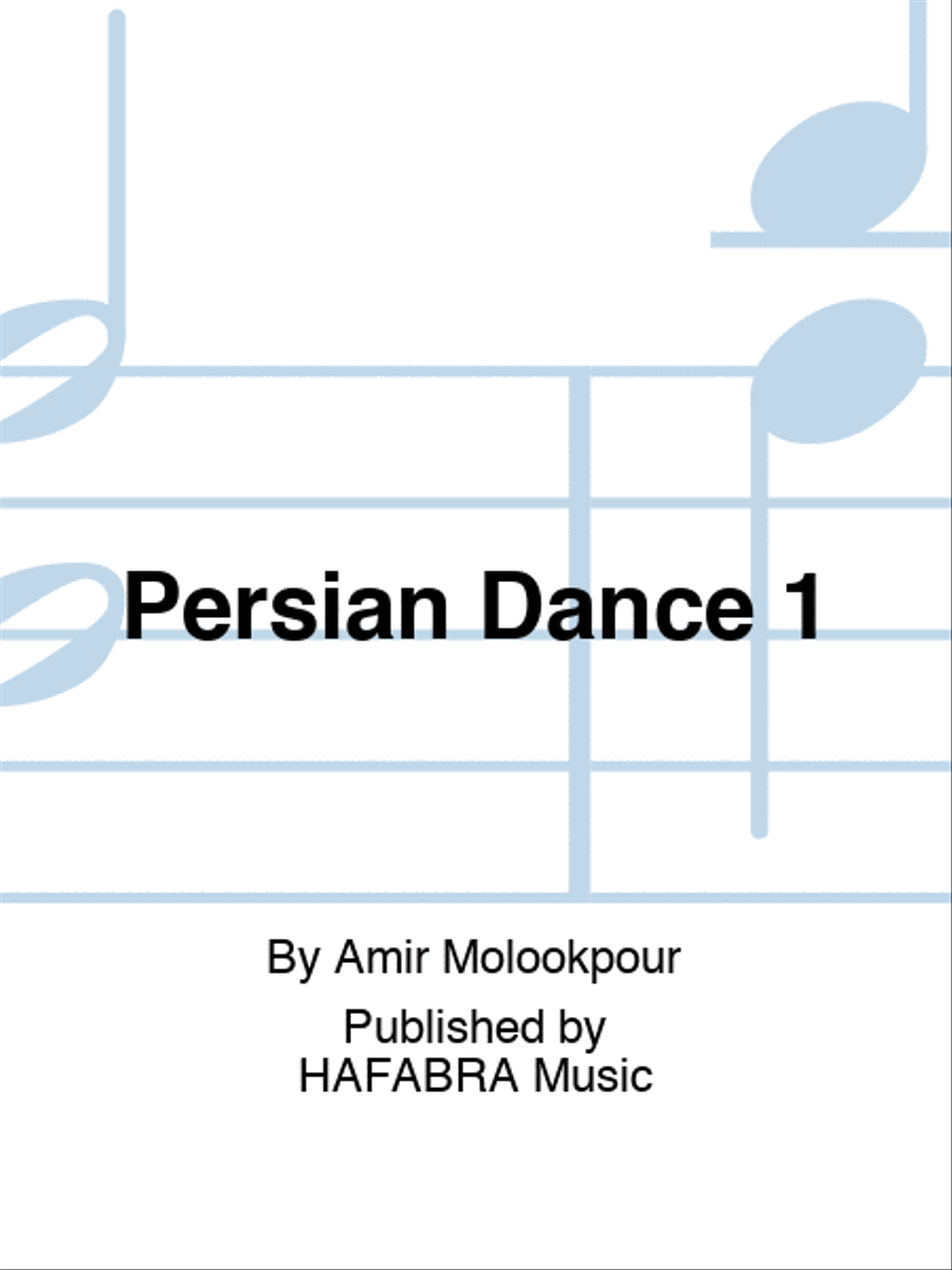 Persian Dance 1 Concert Band scores gallery preview page 1