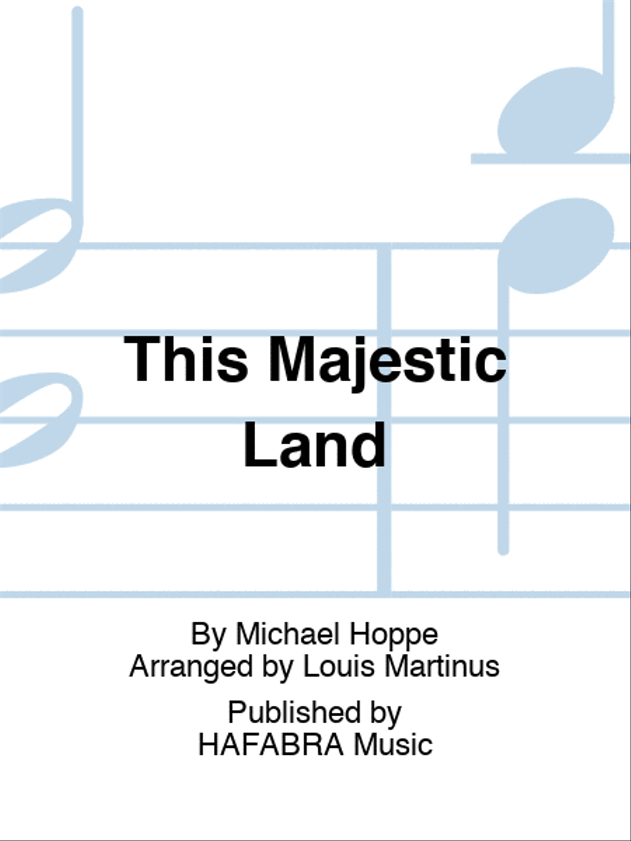 This Majestic Land Concert Band scores gallery preview page 1