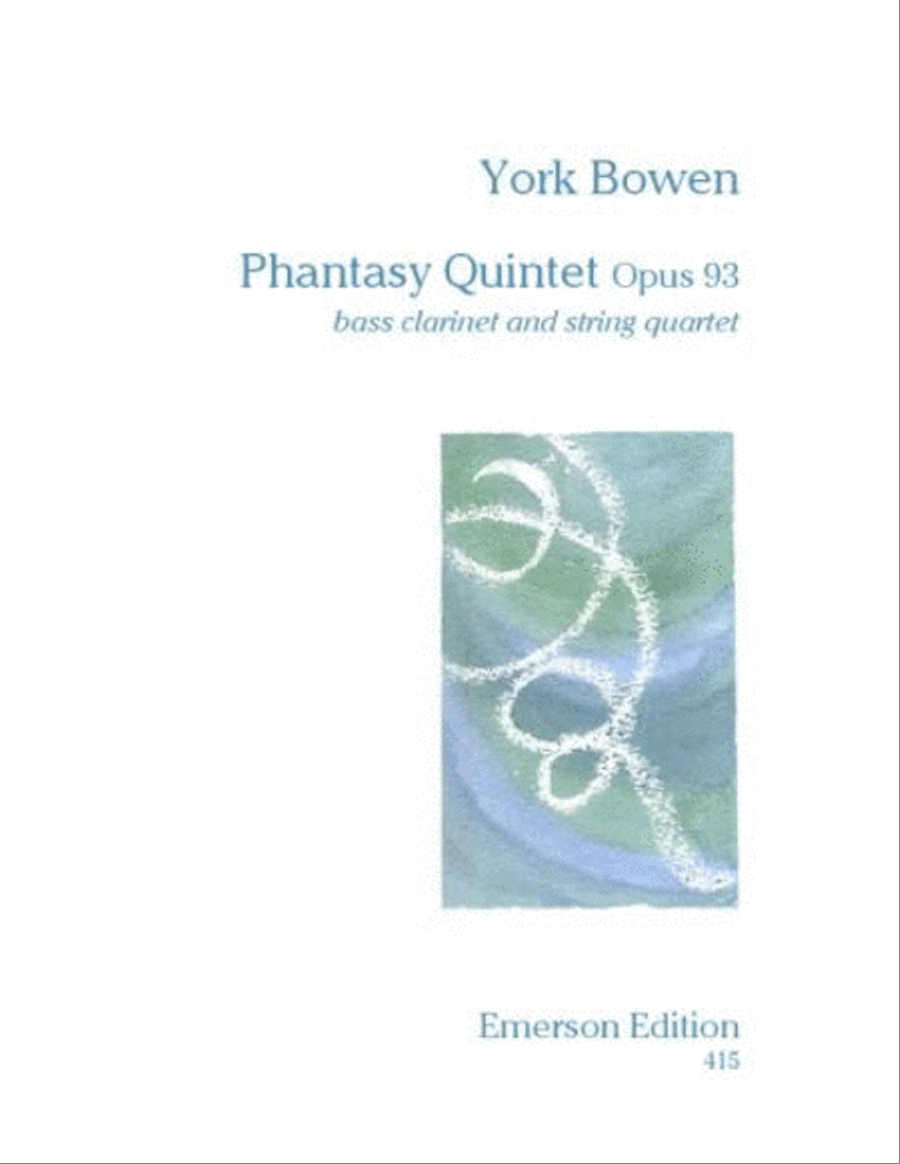Phantasy Quintet Clarinet scores gallery preview page 1