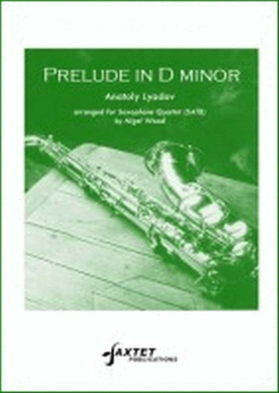 Prelude in D Minor SATB scores gallery preview page 1