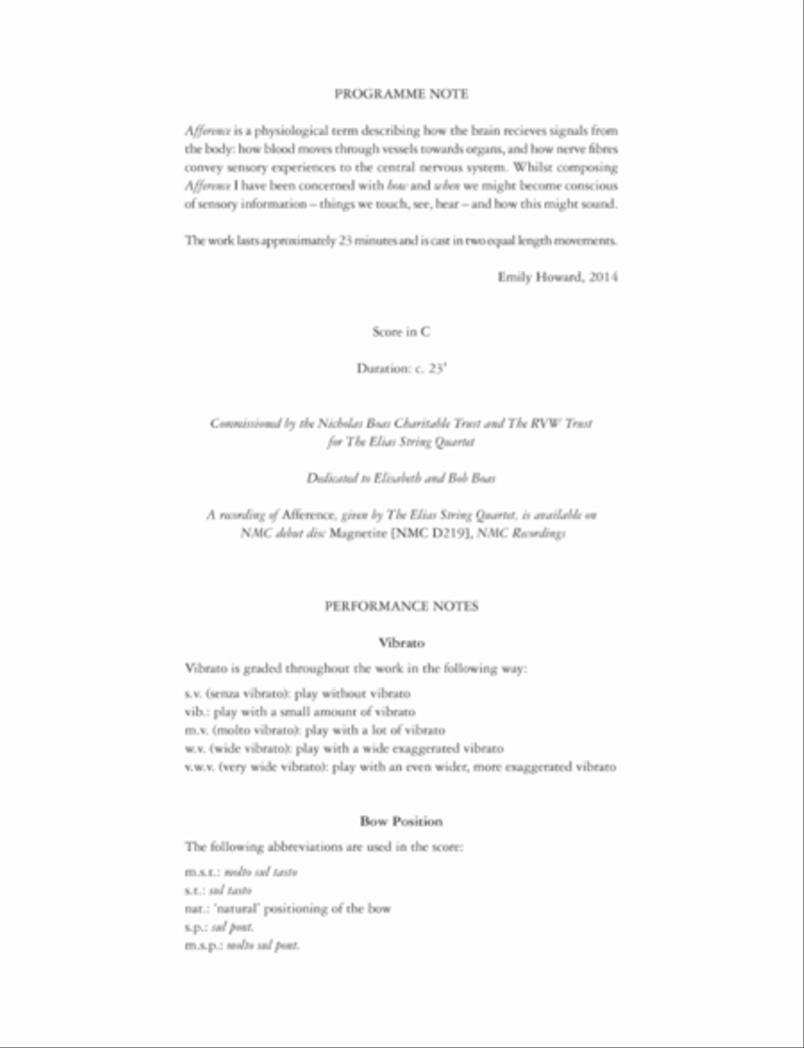 String Quartet Afference String Quartet scores gallery preview page 2