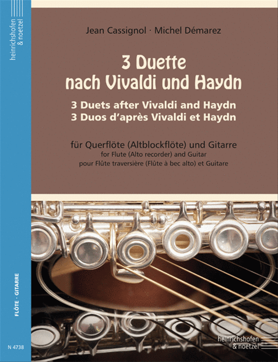 3 Duets after Vivaldi and Haydn Flute scores gallery preview page 1