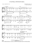 It Is Well With My Soul for S.S.A.A. a cappella