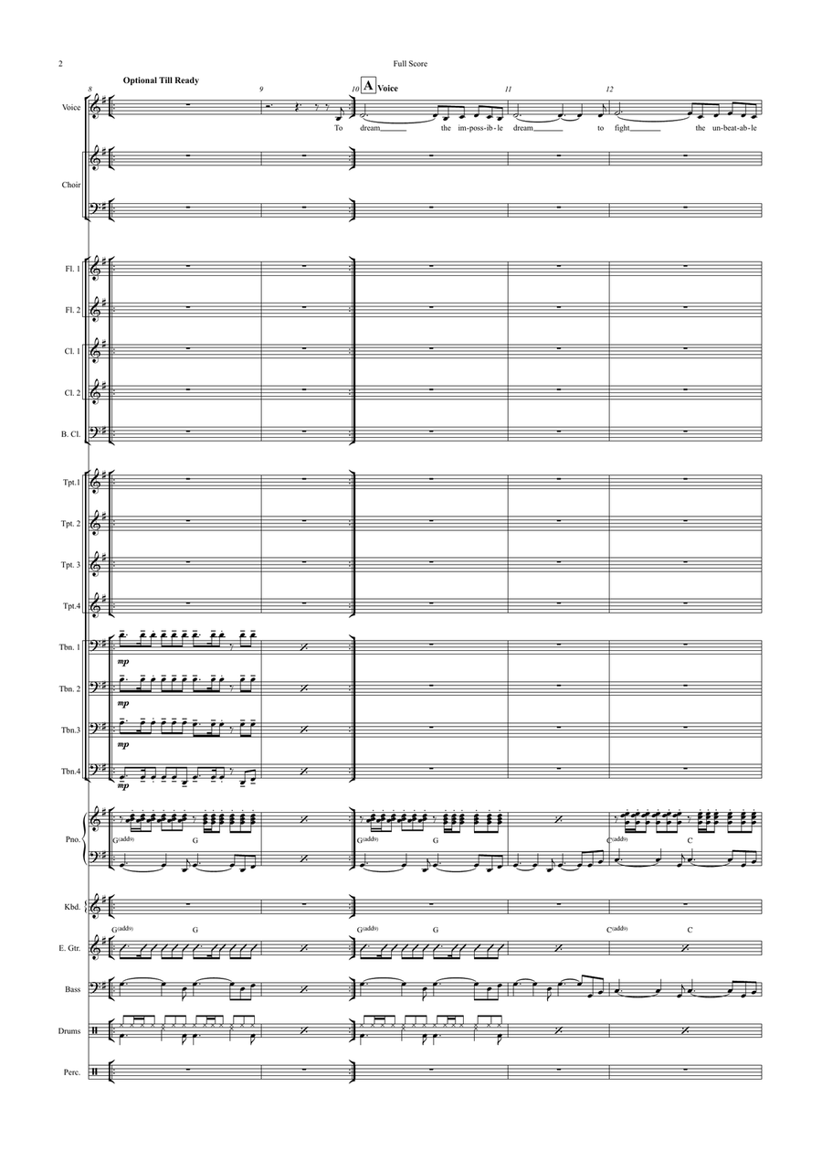 The Impossible Dream Jazz Ensemble scores gallery preview page 2