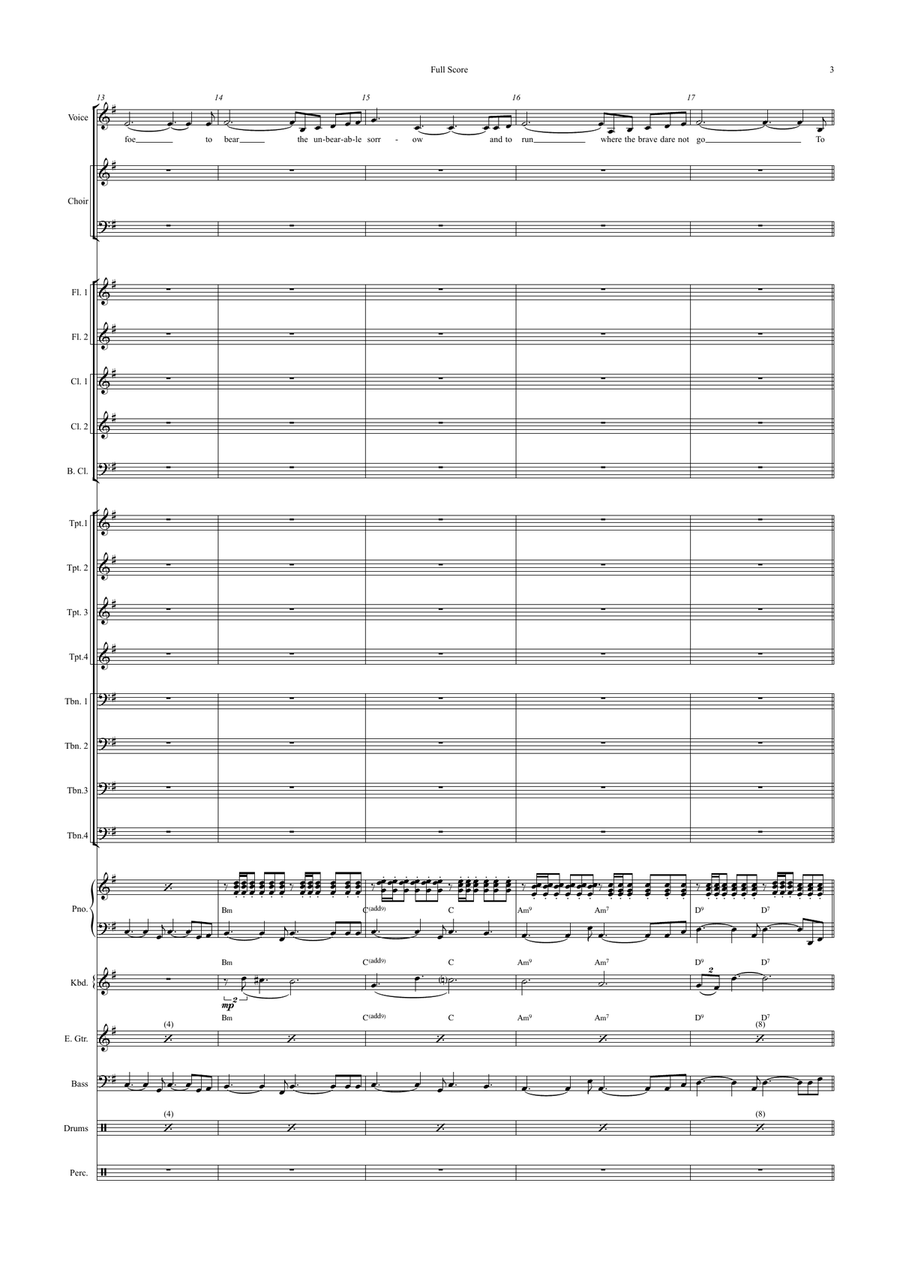 The Impossible Dream Jazz Ensemble scores gallery preview page 3