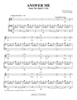 Answer Me [Solo version] (from The Band's Visit)