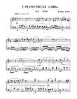 My Waltz was written for Piano solo in 2006.