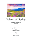 Voices of Spring by Johann Strauss II for soprano voice and classical guitar