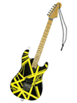 Eddie Van Halen – “Bumble Bee” (Yellow/Black) 6″ Holiday Ornament