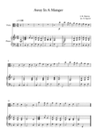 Away In A Manger, James Ramsey Murray, For Viola & Piano