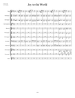Joy to the World for Concert Band and Unison Choir