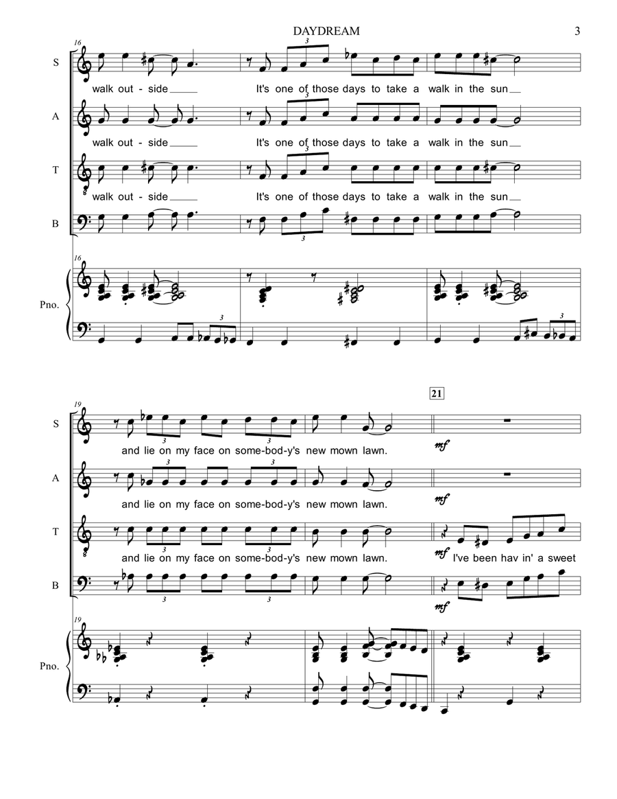 Daydream Daydream 4-Part scores gallery preview page 3