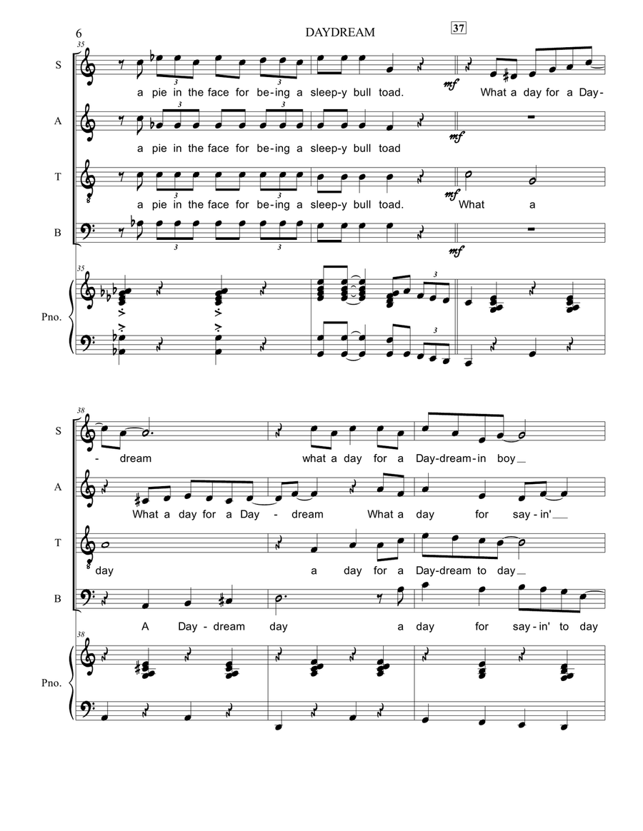 Daydream Daydream 4-Part scores gallery preview page 6