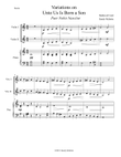 Variations on Unto Us Is Born a Son
