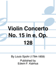 Violin Concerto No. 15 in e, Op. 128