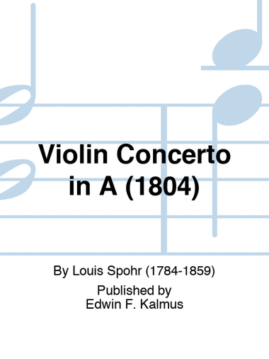 Violin Concerto in A (1804)
