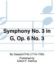 Symphony No. 3 in G, Op. 6 No. 3