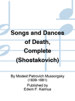 Songs and Dances of Death, Complete (Shostakovich) mini preview