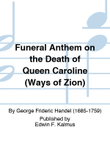 Funeral Anthem on the Death of Queen Caroline (Ways of Zion) mini preview