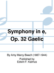 Symphony in e, Op. 32 