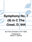 Symphony No. 7 (9) in C "The Great", D. 944 mini preview