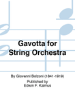 Gavotta for String Orchestra