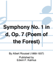 Symphony No. 1 in d, Op. 7 (Poem of the Forest)