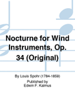 Nocturne for Wind Instruments, Op. 34 (Original) mini preview