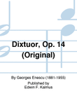 Dixtuor, Op. 14 (Original)