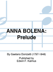 ANNA BOLENA: Prelude mini preview