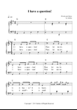I have a question (Nursery Rhymes for Easy Piano