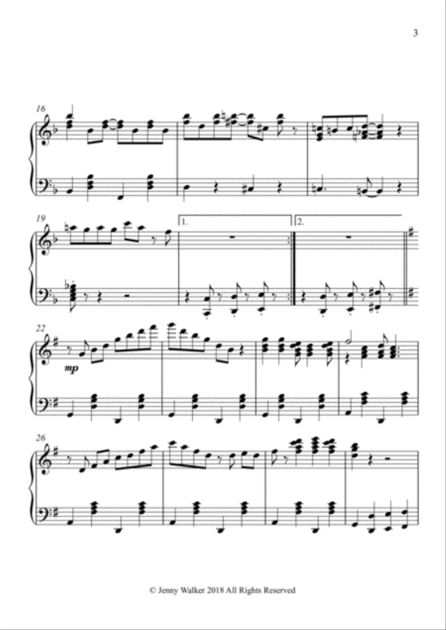 Piano Tracks: 13 - Tinsel Town Rag Piano Solo scores gallery preview page 3