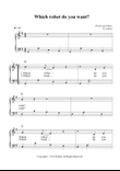 Which robot do you want?(Nursery Rhymes for Easy Piano)