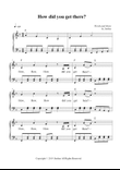 How did you get there?(Nursery Rhymes for Easy Piano)